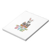 But Did You Dye Skeleton Eggs Funny Easter Men Wom ノートパッド (回転)