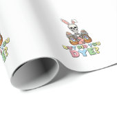 But Did You Dye Skeleton Eggs Funny Easter Men Wom ラッピングペーパー (ロールコーナー)