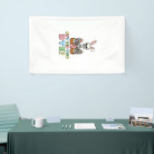 But Did You Dye Skeleton Eggs Funny Easter Men Wom 横断幕 (トレードショー)