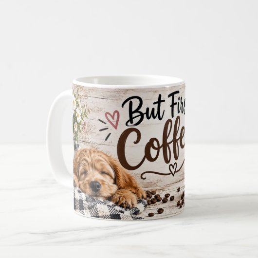 But First, コーヒーマグ コーヒーマグカップ (正面左)