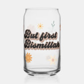 But First Bismillah Clear Glass Can Wildflowers ガラス缶 (左)