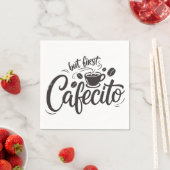 But First, Cafecito スタンダードカクテルナプキン (インサイチュ)