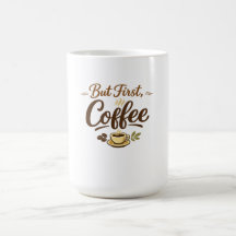 But First, Coffee – くつろぎのタイポグラフィーデザイン