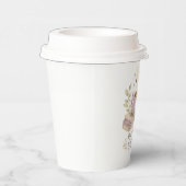 But First, Coffee | なごみのあるラベンダー水彩  紙コップ (右)