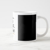 But First Coffee – シンプルなコーヒー愛好家マグカップ ジャンボコーヒーマグカップ (右)