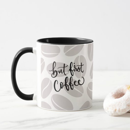 But First Coffee マグカップ (ドーナツ)