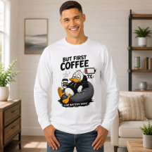 BUT FIRST COFFEE 楽しいコーヒーTシャツギフト