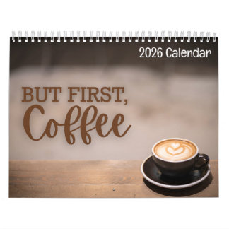 But First Coffee 2026 Calendar カレンダー