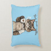 But First, Coffee Cat アクセントクッション (正面(垂直))