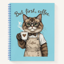But First, Coffee Cat ノートブック
