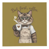 But First, Coffee Cat フォトキューブ (右)