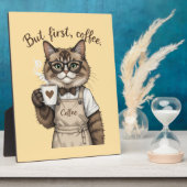 But First, Coffee Cat フォトプラーク (側面)