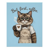 But First, Coffee Cat ポスター (正面)
