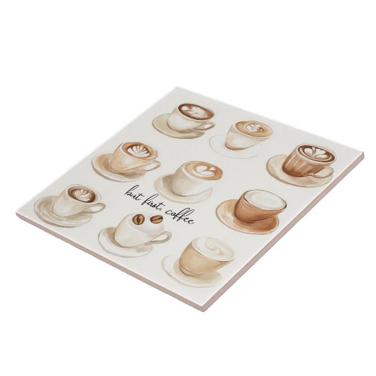 But First, Coffee Cups タイル (側面)