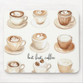 But First, Coffee Cups マウスパッド (正面)