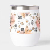 “But First, Coffee – Cute Aesthetic Coffee Tumbler (右面)