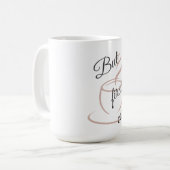 But First,coffee Minimalist Mug /cute coffee コーヒーマグカップ (正面左)