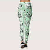 But First Country Music Light Green Leggings レギンス (裏面)