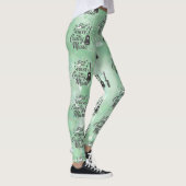But First Country Music Light Green Leggings レギンス (右)