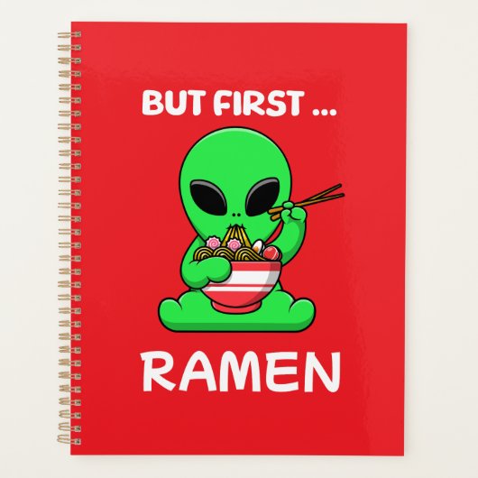 But first Ramen fun Alien プランナー手帳 (正面)