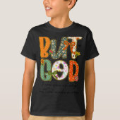 But God Christian Autumn Thankful Coquette Bow Tha Tシャツ (正面)