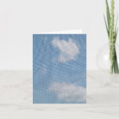 But God Does Poem, Photo, and Quote サンキューカード (正面)