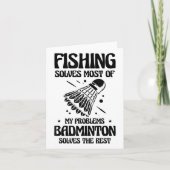 But In My Head Im Playing Badminton Player Shuttle カード (正面)