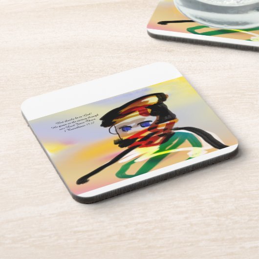 But thanks be to God! コースター (左側)