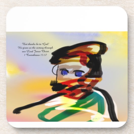 But thanks be to God!  コースター (正面)