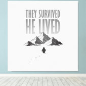 But Why Nihilist Penguin Motivation キャンバスプリント (インサイチュ (ウッドフロア))