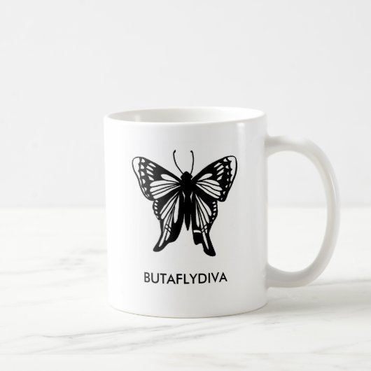 BUTAFLYDIVAのマグ コーヒーマグカップ (右)