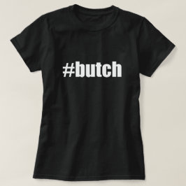 #butchハッシュラベルバッチハッシュタグ tシャツ