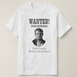 Butch Cassidy Wanted 🚨 Wild West Outlaw USA Tシャツ