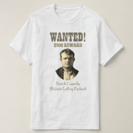 Butch Cassidy Wanted 🚨 Wild West Outlaw USA Tシャツ