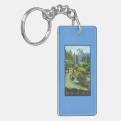 Butchartの庭- Brentwood湾 キーホルダー (正面左)
