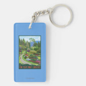 Butchartの庭- Brentwood湾 キーホルダー (裏面)