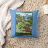 Butchartの庭- Brentwood湾 クッション (ブランケット)