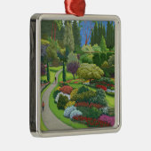 Butchartの庭- Brentwood湾 メタルオーナメント (右)