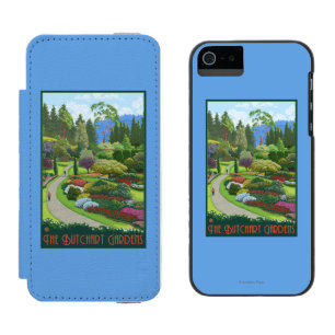 Butchartの庭- Brentwood湾 iPhone SE/5/5sウォレットケース