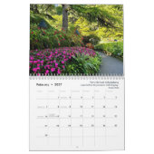 Butchart Flower Gardens Photography Quote Calendar カレンダー (2月 2027)