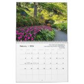 Butchart Flower Gardens Photography Quote Calendar カレンダー (2月 2026)