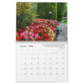 Butchart Flower Gardens Photography Quote Calendar カレンダー (1月 2026)