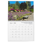 Butchart Flower Gardens Photography Quote Calendar カレンダー (3月 2026)