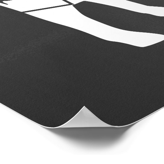 Butcher diagram meat cuts clock lamb sheep farmer ポスター (角)