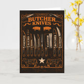 Butcher Knives カード (黄色い花)