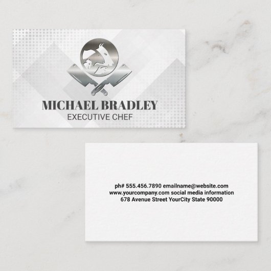 Butcher Knives | Cattle | Live Stock 名刺 (正面/裏面)