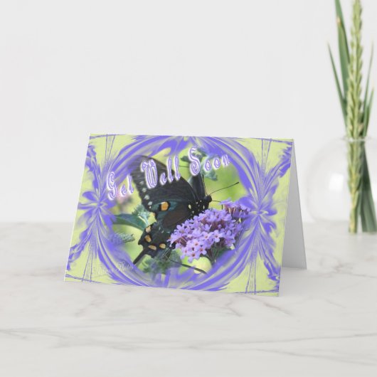 Butfray GetWellWish – 単語内で変更可能 カード (正面)