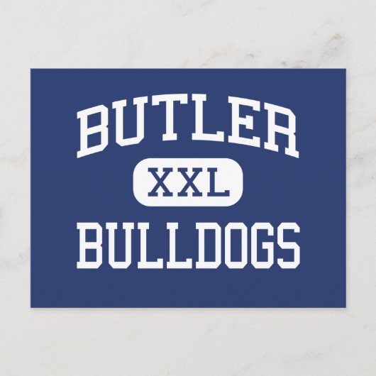 Butler - Bulldogs - High - Butler New Jersey ポストカード (正面)