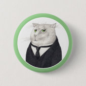 BUTLER CATラウンドピンボタン 缶バッジ (正面)