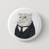 BUTLER CATラウンドピンボタンII 缶バッジ (正面)
